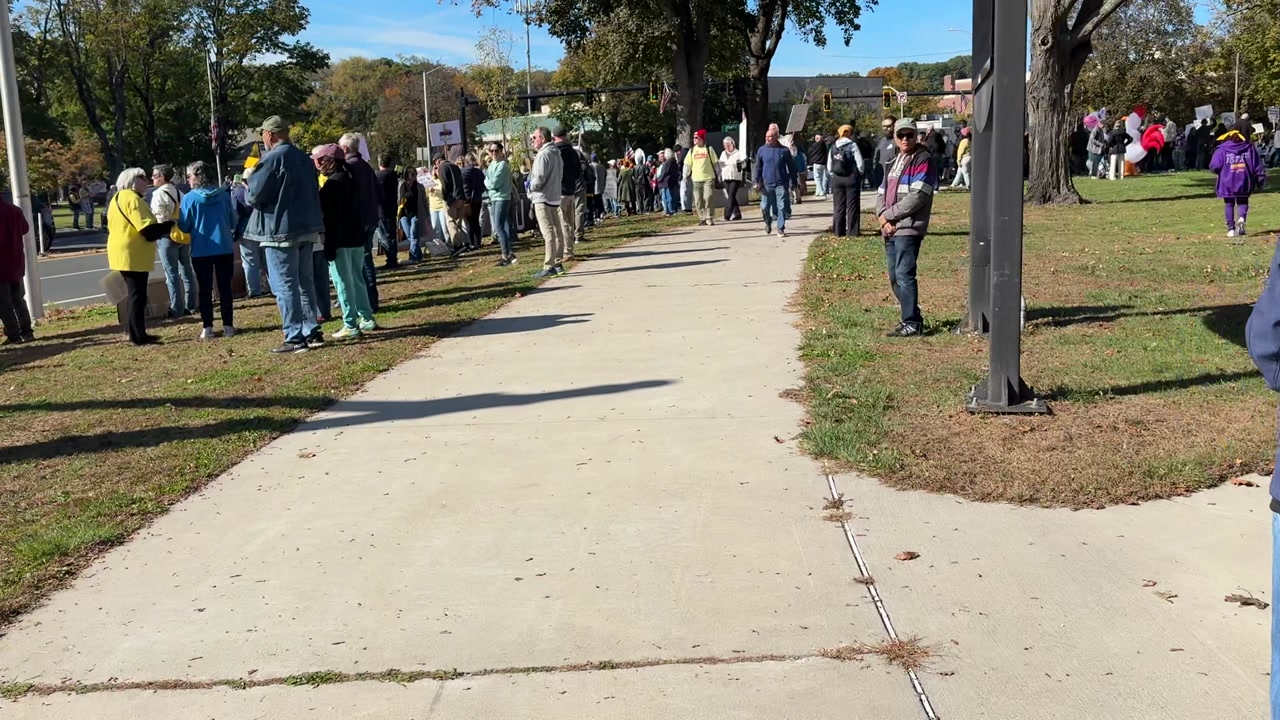 Video: West Springfield "No Kings Protest" Spatial Report - Oct. 18 2025