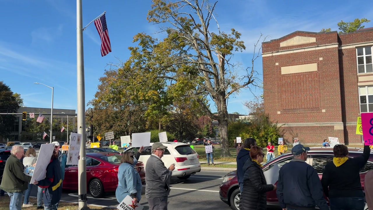 Video: Springfield, MA. No Kings Event 10-18-2025