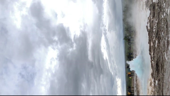 Video: Slow motion view of a geyser in Iceland