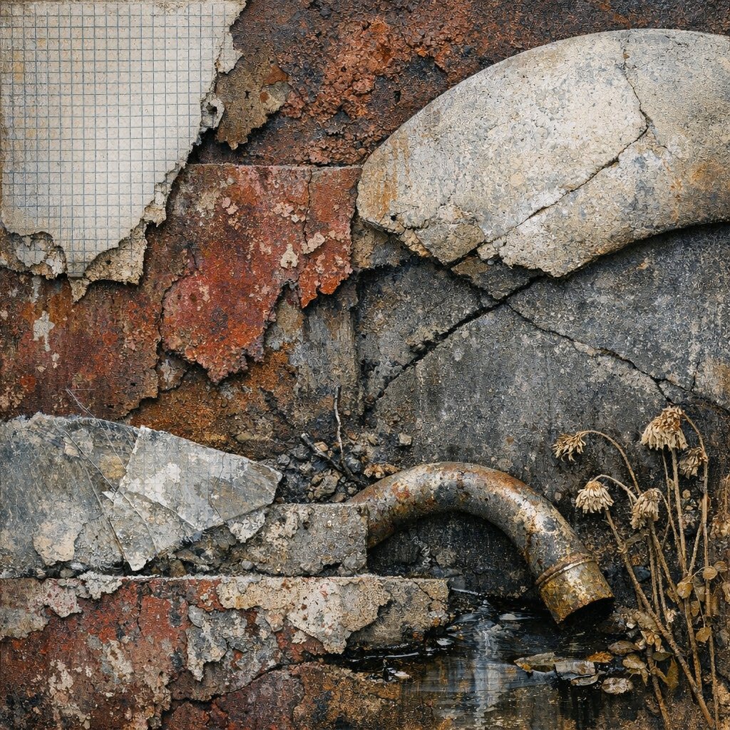 There is a strange sort of comfort in watching a place slowly return to the earth. Most people see a crumbling wall and a leaking pipe, but I see the way water finds its own path when we stop trying to force it into a rigid, invisible system. It is a reminder that even our most stubborn designs are just temporary agreements with the landscape.