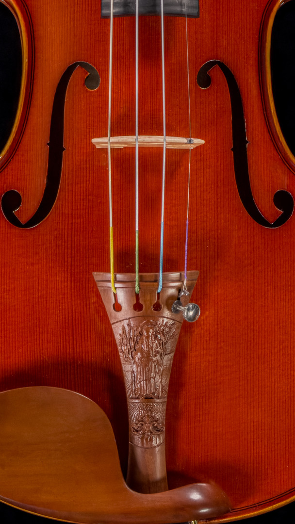 Photo 3 for 2022 "Daniel Cloutier" violin with Rippleboard, One-Piece Back