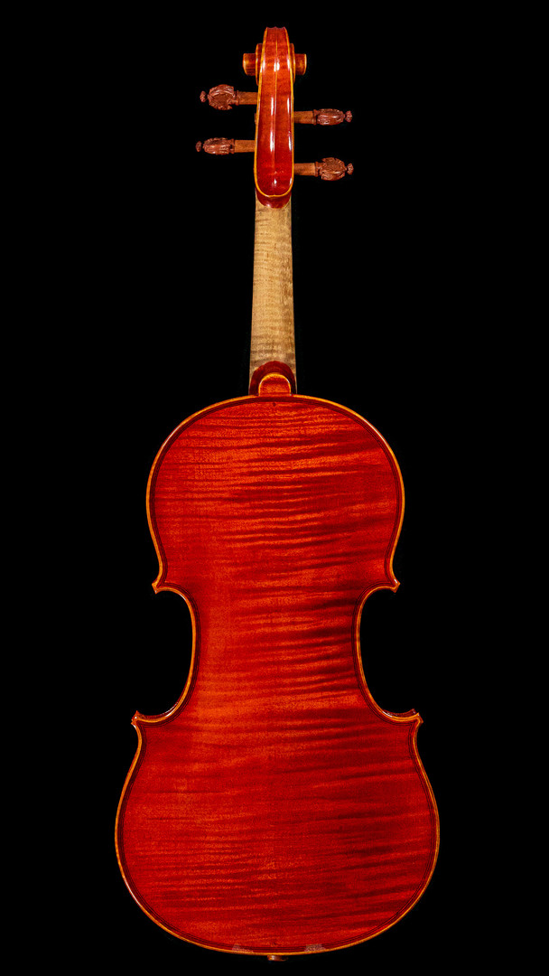 Photo 2 for 2022 "Daniel Cloutier" violin with Rippleboard, One-Piece Back