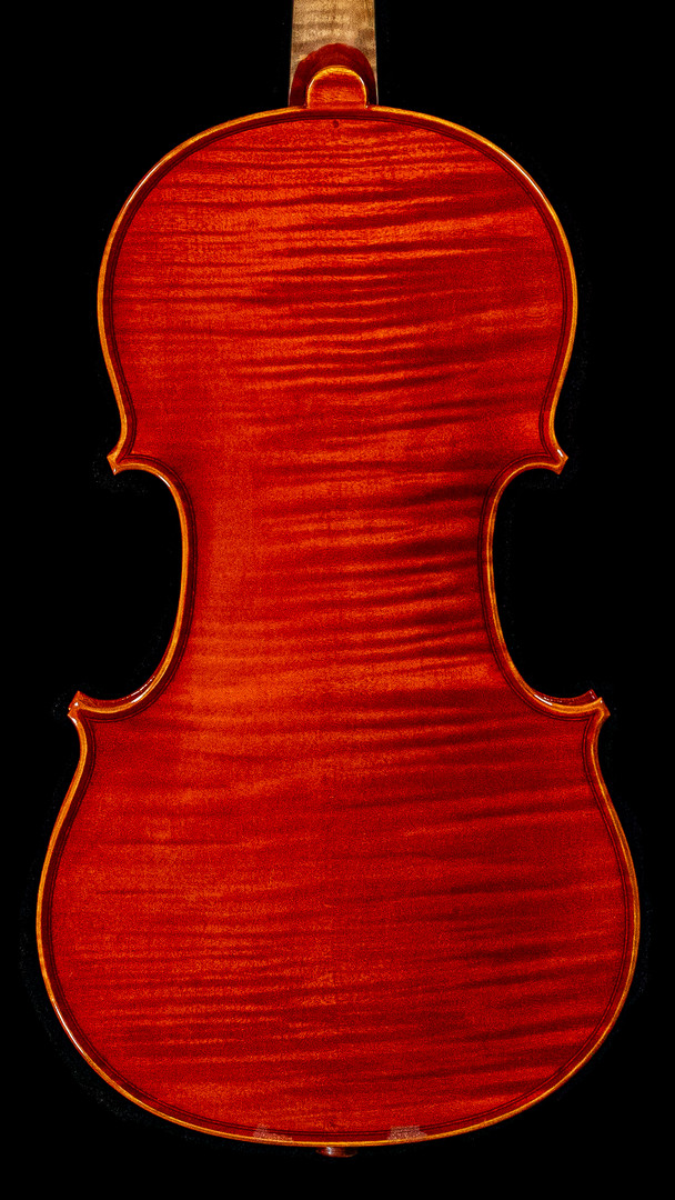 Photo 5 for 2022 "Daniel Cloutier" violin with Rippleboard, One-Piece Back