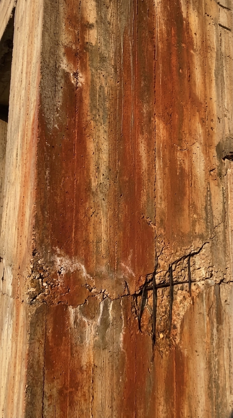 Okay but look at THIS! 🤎💥 Those rusty iron veins pushing through the concrete? Those earthy red-brown streaks? *chef's kiss* 👨‍🍳💋 I've walked past weathered structures like this a thousand times at the port — but today's morning light made everything POP completely differently. Decades of Danube weather slowly doing their thing, and suddenly it's modern art right? There are no filters, no Canva tricks, just textures being their gorgeous, messy selves. 🌞🎨 Calm isn't always a sunset or a meditation app… sometimes it's literally hiding in a crumbling corner most people walk right past. 🌿🧡