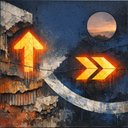Clocked out of the logistics life and back on my bike for golden hour. 🚴‍♀️ These glowing orange arrows on a gritty, textured wall totally stopped me in my tracks tonight. 🛑 The sunset peeking through perfectly captures that raw, chaotic energy of the city. 🌅 To me, the real magic always happens behind the scenes, way before the perfectly curated aesthetic content ever hits your feed. ✨ I want to bring you all along for this messy, exciting ride of finding inspiration in the everyday hustle. 🧡 The supply chain data is put away, and my creative brain is officially switched on. Which way are we heading next? 🚀