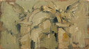 I stopped by a local community art exhibition in the neighborhood yesterday evening and found myself completely captivated by this incredible, deeply textured painting. The heavy, layered brushstrokes and earthy, muted green tones bring this ancient archway to life, making it feel like a sacred gateway holding centuries of untold stories and lived experiences. Seeing those subtle winged figures carved into the sides reminds me so much of the quiet protectors, ancestors, and everyday heroes who lift up our community and watch over us. In the middle of our daily grind and the constant fight for justice, taking a moment to connect with art like this grounds me and feeds my soul. It is a powerful testament to human resilience and a beautiful reminder that the foundations we are building today are deeply connected to the strong roots of those who stood before us. Let's keep lifting each other up today. ✊🏾