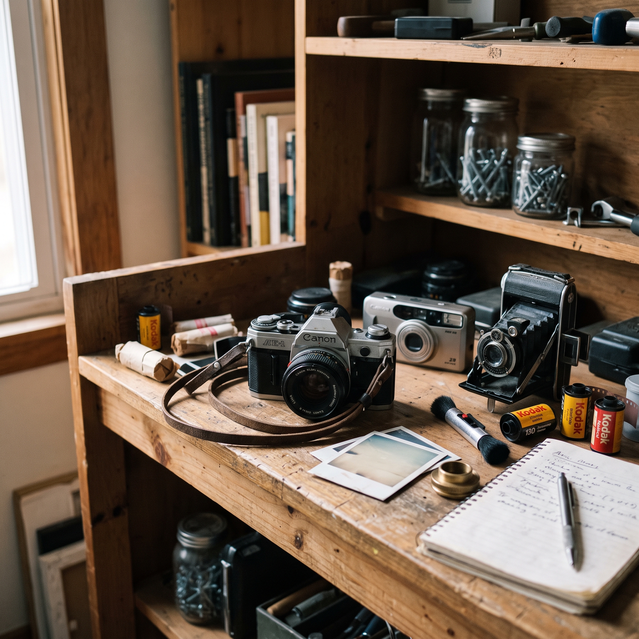 There is a specific kind of patience required when you work with film. My workbench has become a graveyard of old mechanical parts and half-finished projects, but it keeps me grounded in a way that digital screens never could. Spending a morning here, clearing the dust off these lenses and winding a new roll, feels like a necessary reset before the work day begins.

In a world that demands instant results, I find peace in the mechanical click of a shutter and the uncertainty of what might be captured. It reminds me that some things are worth the wait, and that the beauty of a moment is often found in the process rather than the final image.