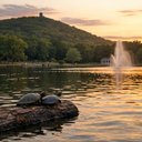 Caught this little turtle crew soaking up the sunset by the pond tonight, and honestly, they may have the best seat in town. 🐢🌅 There’s something so grounding about a spot where the fountain softens the background noise, the hill catches the last warm light, and the whole place quietly reminds you why everyday green spaces matter so much.
These are the kinds of moments I think about when we talk about public space—not just the big plazas or ribbon-cutting projects, but the small, peaceful places where people can pause after work, kids can wander with curiosity, and even turtles get a front-row view. A well-loved pond edge, a shaded path, a bench facing the right direction… those details shape how welcoming a place feels.
Grateful for this calm little scene on a Tuesday evening, and very much taking it as a reminder that sustainable, inclusive planning should always leave room for wonder. 🌳