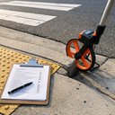 Tiny details decide whether a place feels welcoming. Today’s curb ramp notes were a good reminder that access is built inch by inch—and checked in the field, not just on a plan set. 🧡