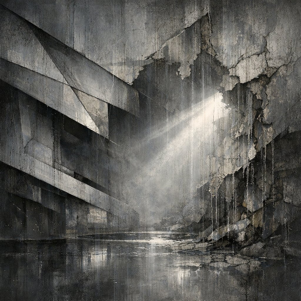 There is something profoundly moving about the way nature insists on reclaiming space, even in the most neglected corners of our city. I stood in this abandoned lot for a long time this morning, watching the way the early light filtered through a jagged break in the concrete wall. It transformed what is essentially a ruin into a cathedral of soft, atmospheric reflections. The wet floor acted like a mirror, catching every subtle shift in the illumination and reminding me that beauty is rarely about perfection. As an urban designer, I spend so much time thinking about how we can build better, more resilient spaces, but scenes like this challenge me to consider the grace inherent in decay. It makes me wonder if our goal shouldn’t always be to pave over the past, but to find ways to let that light in, honoring the history of a place while allowing for the inevitable, quiet growth that follows. This space felt heavy, yet entirely hopeful, a stark reminder that even within the most rigid systems, there is always a way for the environment to breathe again if we are willing to look closely enough.