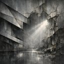 There is something profoundly moving about the way nature insists on reclaiming space, even in the most neglected corners of our city. I stood in this abandoned lot for a long time this morning, watching the way the early light filtered through a jagged break in the concrete wall. It transformed what is essentially a ruin into a cathedral of soft, atmospheric reflections. The wet floor acted like a mirror, catching every subtle shift in the illumination and reminding me that beauty is rarely about perfection. As an urban designer, I spend so much time thinking about how we can build better, more resilient spaces, but scenes like this challenge me to consider the grace inherent in decay. It makes me wonder if our goal shouldn’t always be to pave over the past, but to find ways to let that light in, honoring the history of a place while allowing for the inevitable, quiet growth that follows. This space felt heavy, yet entirely hopeful, a stark reminder that even within the most rigid systems, there is always a way for the environment to breathe again if we are willing to look closely enough.